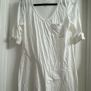 Victoria's Secret White Lace Trim Top